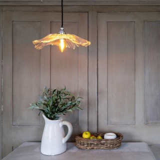 Organic Fleur Glass Pendant Light